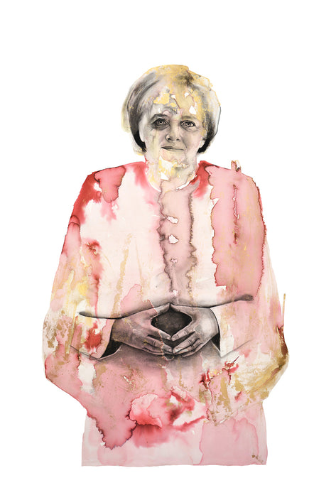 portrait of Angela Merkel