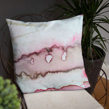 Load image into Gallery viewer, Pink Wave Premium Pillow
