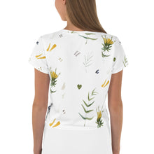 Load image into Gallery viewer, Watercolour Mix All-Over Print Crop Tee
