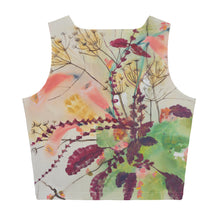 Load image into Gallery viewer, Peach Tulips Crop Tank
