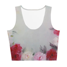 Load image into Gallery viewer, Rose Wreath Crop Tank
