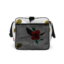 Load image into Gallery viewer, Red Hibiscus Duffle bag
