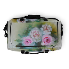 Load image into Gallery viewer, Vintage Rose Yellow Duffle bag
