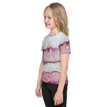 Load image into Gallery viewer, Pink Wave Kids Crew Neck T-Shirt
