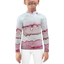 Load image into Gallery viewer, Pink Wave Kids Rash Guard
