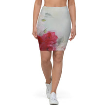 Load image into Gallery viewer, Rose Wreath Pencil Skirt
