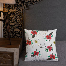 Cargar imagen en el visor de la galería, Red Hibiscus Premium Pillow
