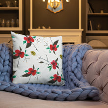 Carregar imagem no visualizador da galeria, Red Hibiscus Premium Pillow
