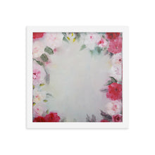 Load image into Gallery viewer, Rose Wreath Framed poster
